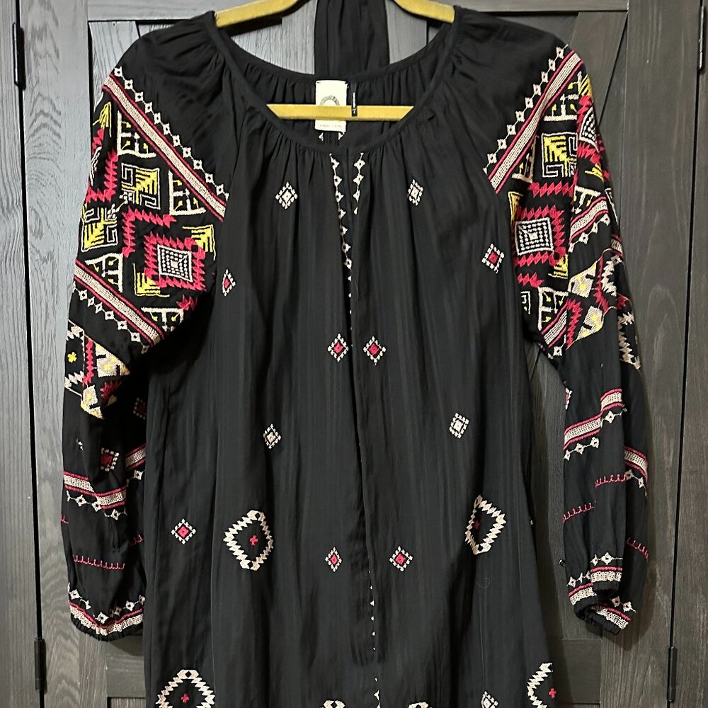 Henrietta Embroidered Peasant dress